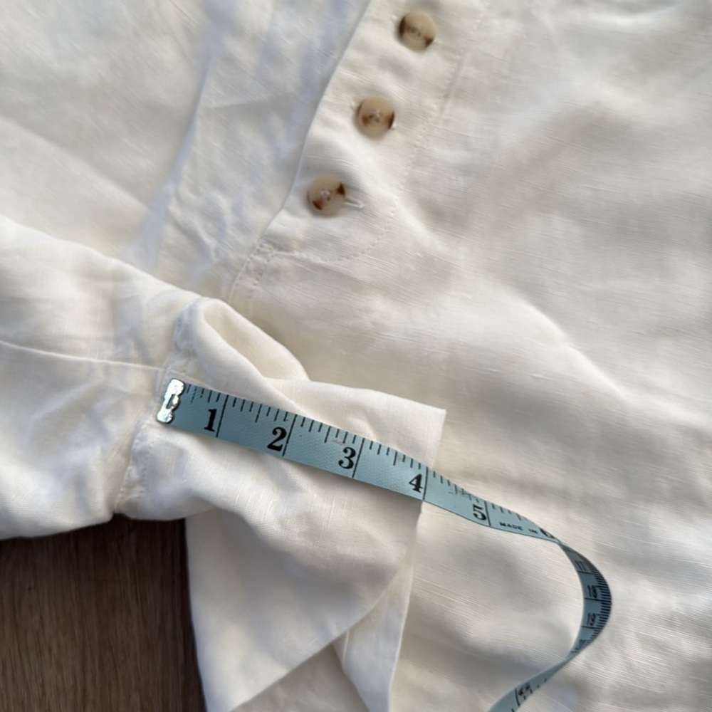 Onia Air Linen Boyfriend Short Solid White NWT size medium - Picture 6 of 9